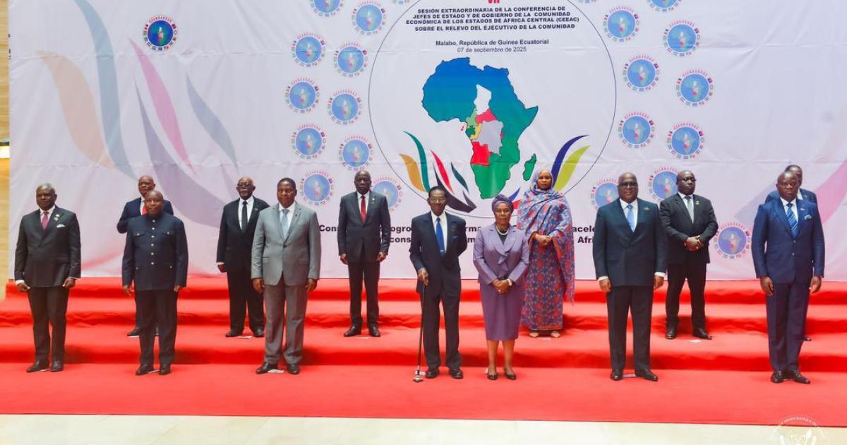 Les Chefs d’État et de gouvernement de la Communauté Économique des États de l’Afrique centrale (CEEAC)
