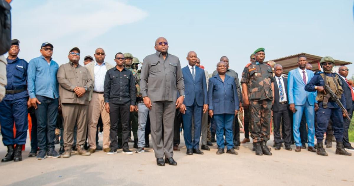 Une délégation gouvernementale conduite par le VPM de l'Intérieur et sécurité, Jacquemain Shabani, à Uvira dans la province du Sud-Kivu 