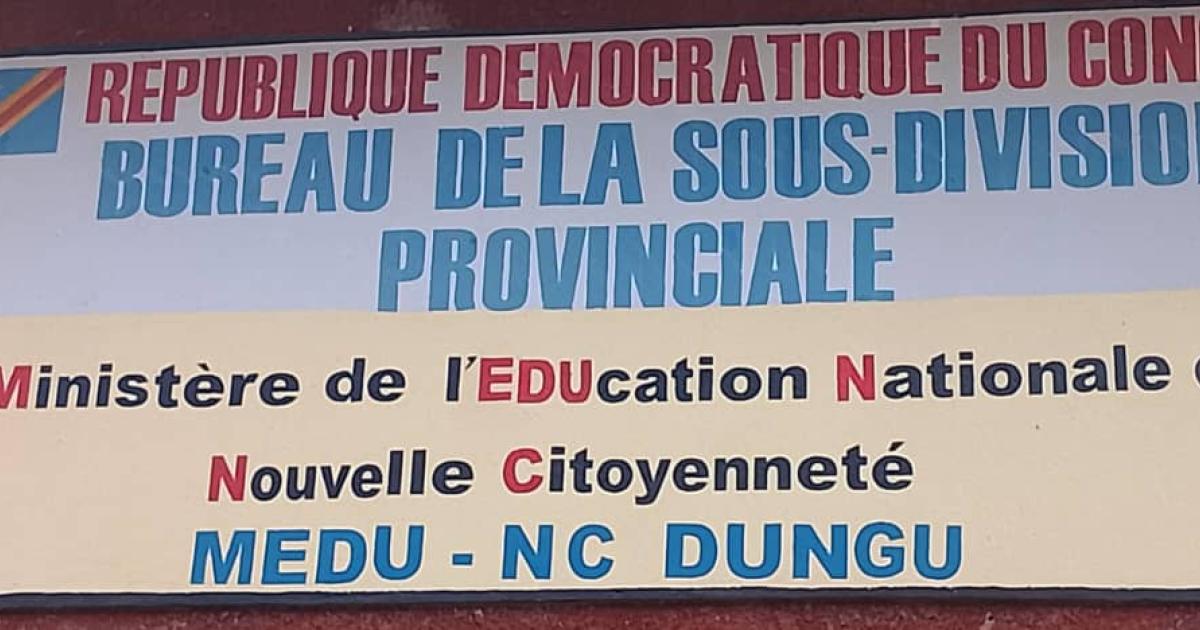 Bureau de la sous division provinciale de l'éducation 