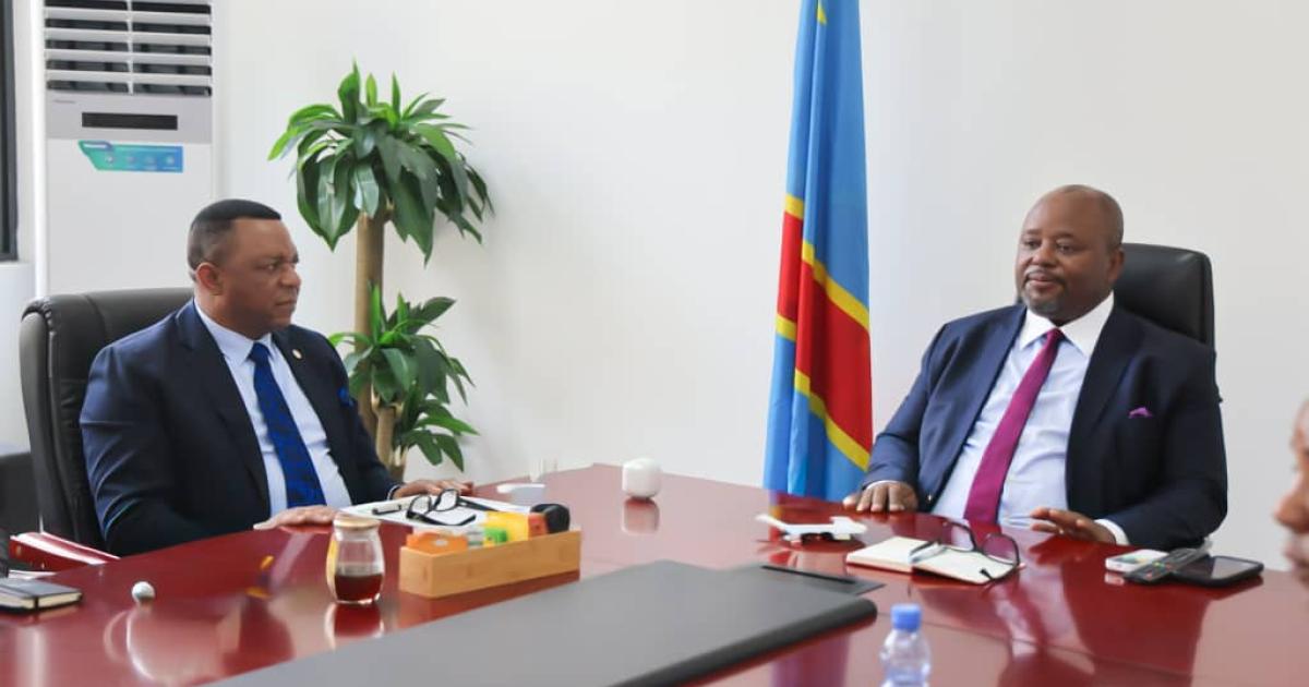 Rencontre officielle entre le Directeur général du FPI et le ministre de l'Industrie – Photo : CellCom FPI