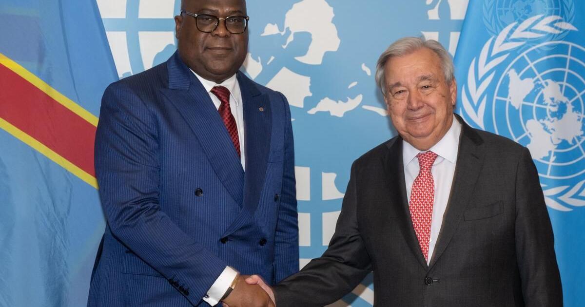 Félix Tshisekedi et António Guterres