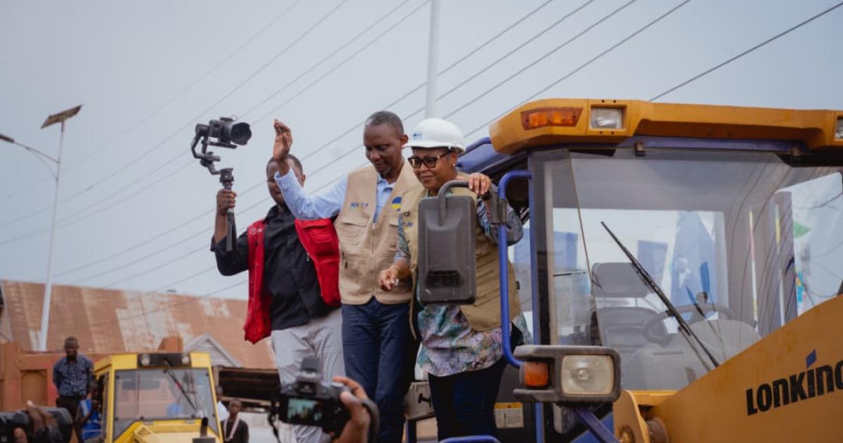 Judith Suminwa, Première ministre de la RDC, à Kalemie (Tanganyika)