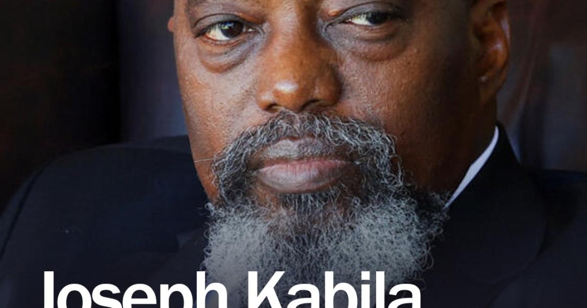 Joseph Kabila, président honoraire de la RDC (2001-2019)