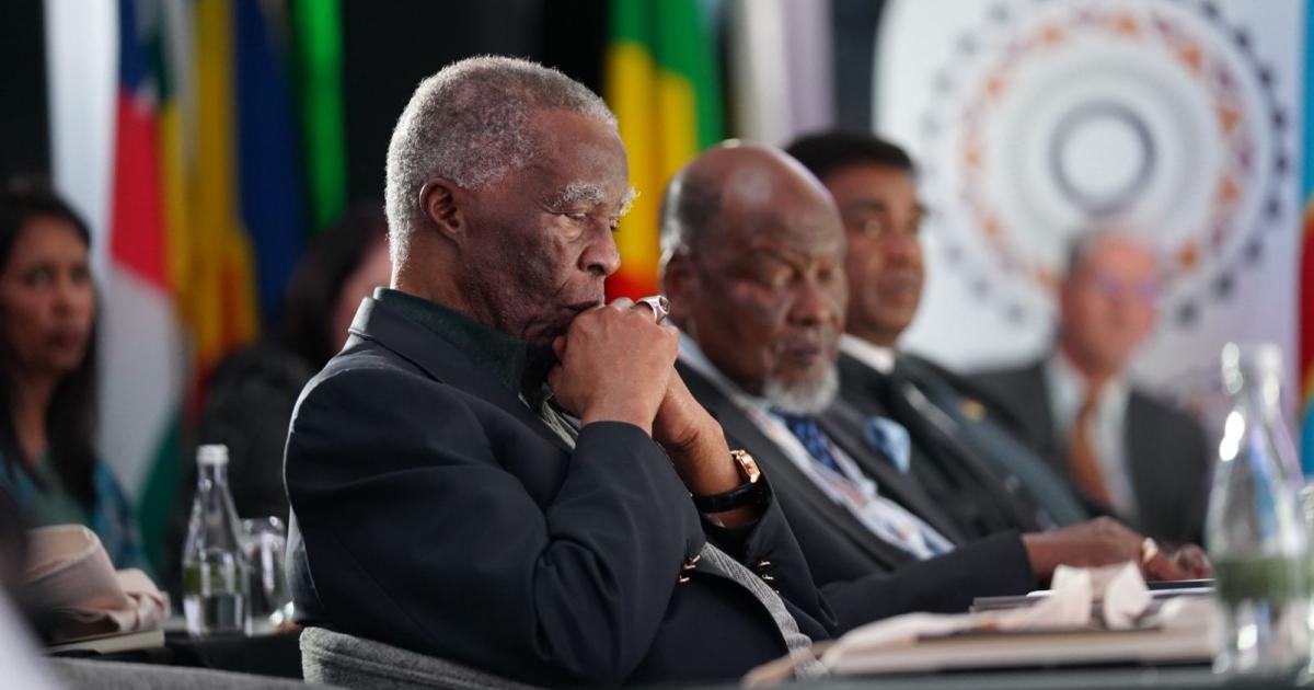 Thabu Mbeki à l'ouverture de la conférence annuelle sur la paix et la sécurité