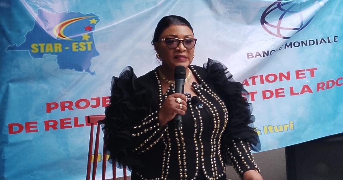 Brigitte Kapinga, coordinatrice générale du projet gouvernemental Star-Est
