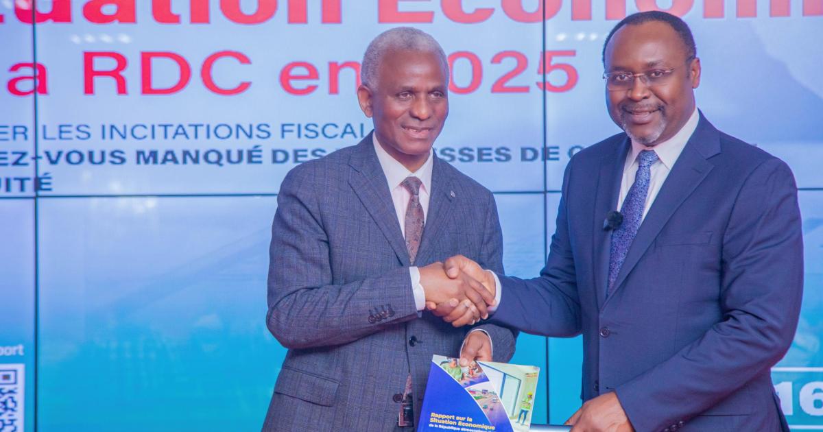 Dr Albert G. Zeufack, Directeur pays de la Banque mondiale pour l'Angola, le Burundi, la République démocratique du Congo (RDC) et Sao Tomé-et-Principe et le recteur de l'UNILU