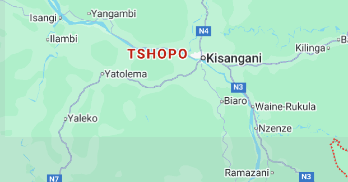 Tshopo sur la carte