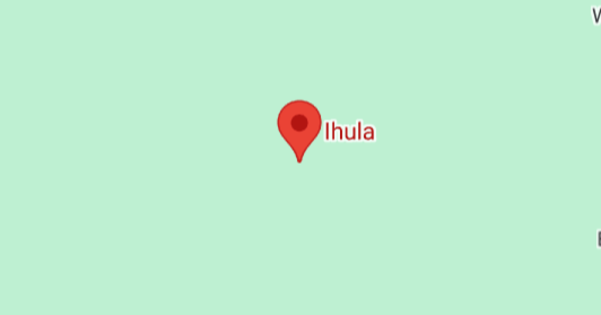 Ihula sur la carte