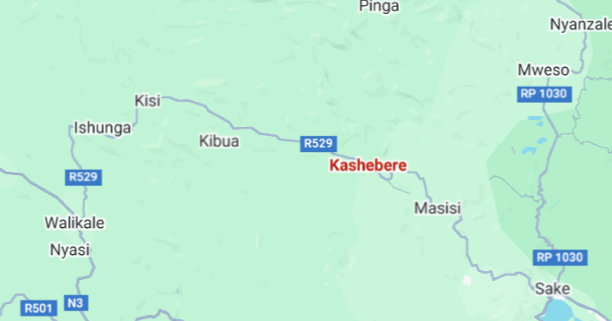 Kashebere sur la carte 