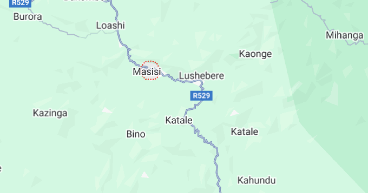 Masisi sur la carte
