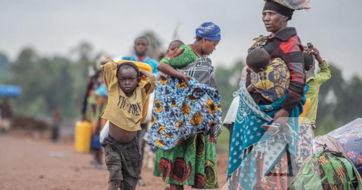 Déplacés de Rutshuru au Nord-Kivu