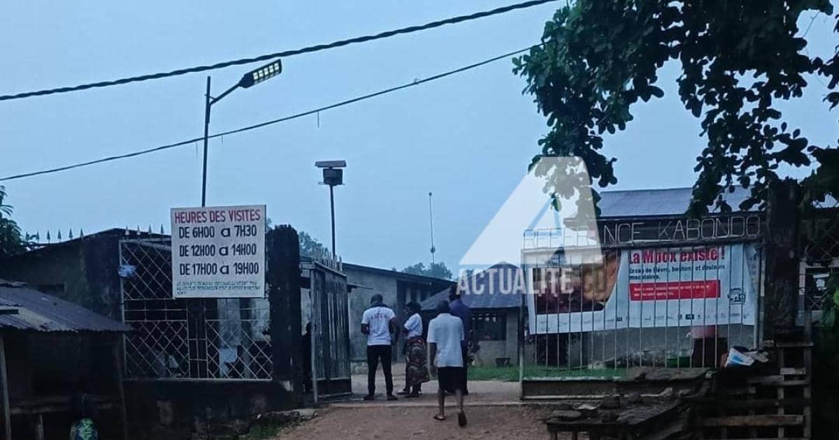 Entrée de l'hopital général de référence de Kabondo