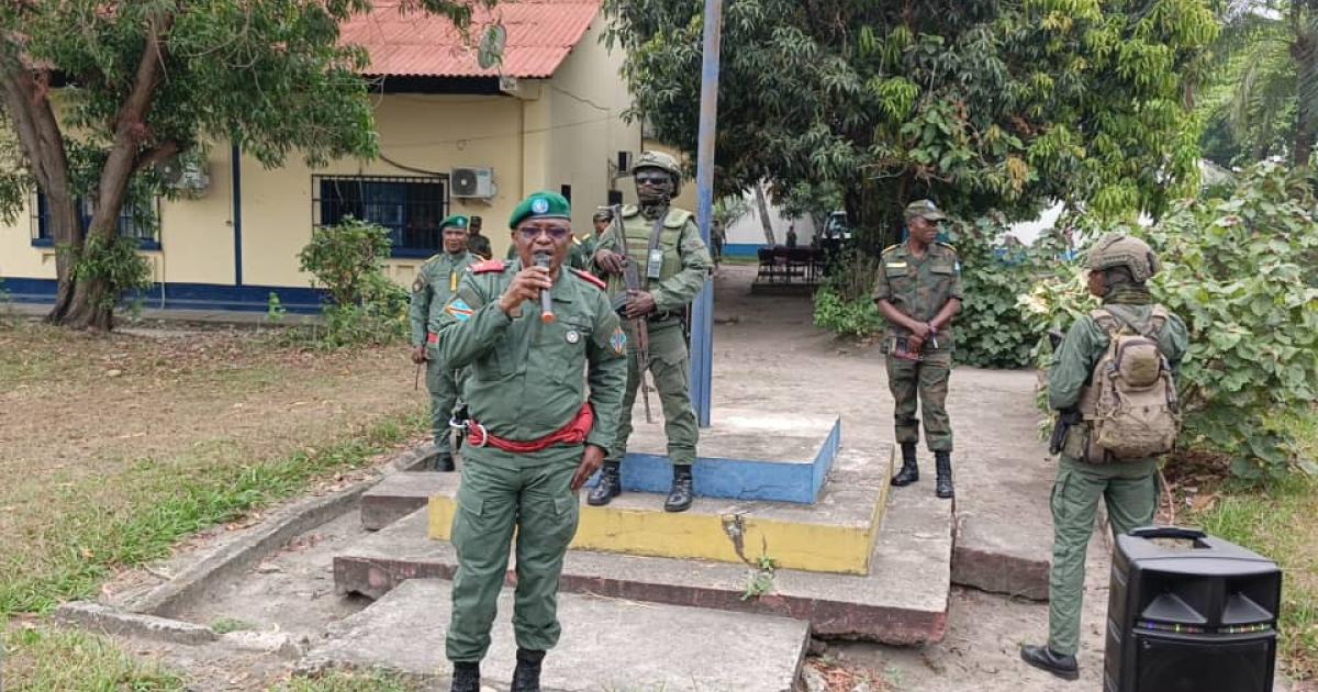 Le commandant de la 14e région militaire et de la Task Force ville-province de Kinshasa, le Général-Major Kizimu Mbuyu Stasin