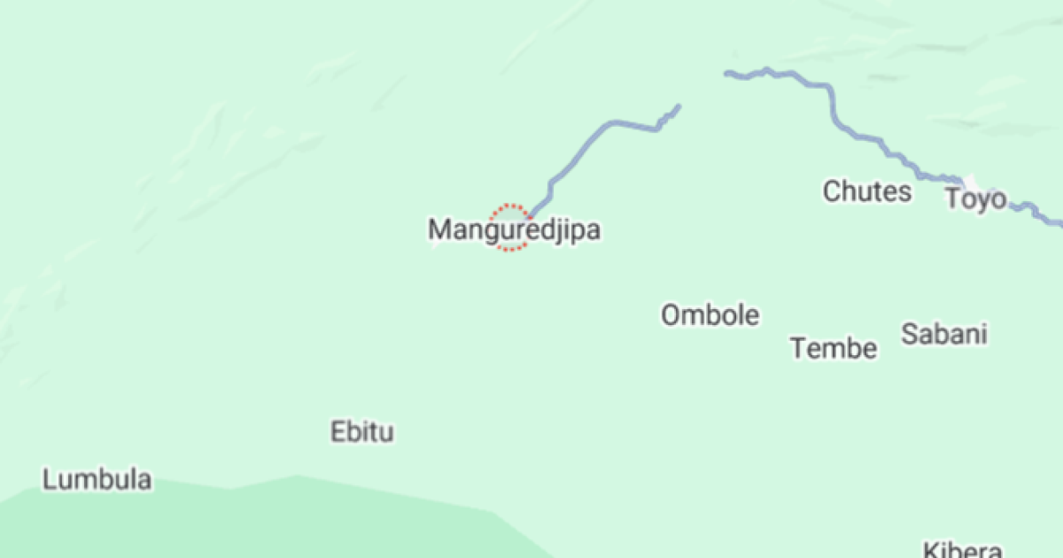 Mangurejipa sur la carte