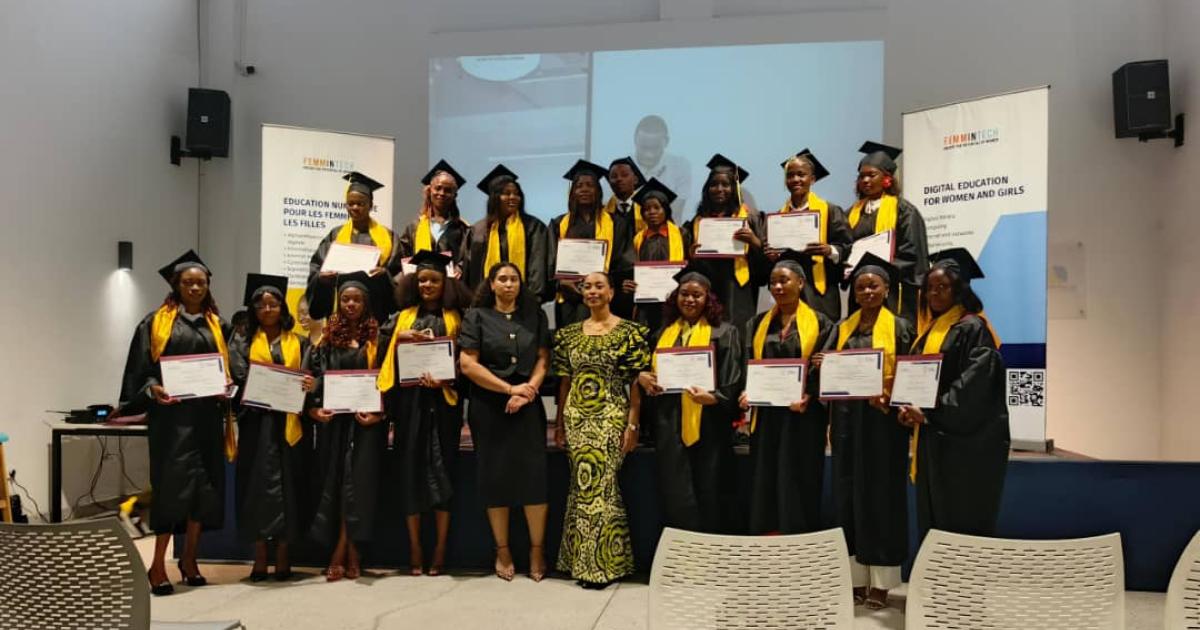 Cérémonie de remise des brevets par Femintech