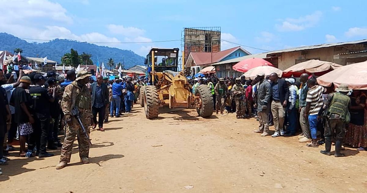 Lancement des travaux de réhabilitation de la route Walikale-Kibua