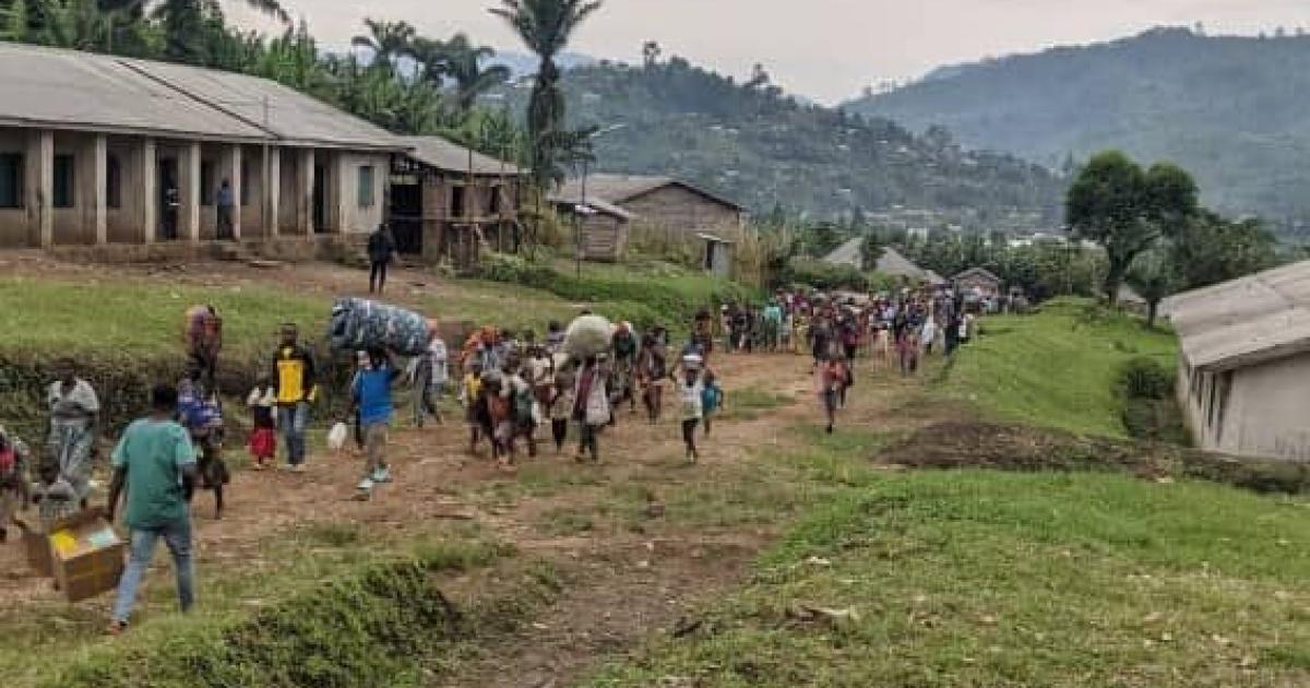 Déplacement des habitants de Nyabiondo