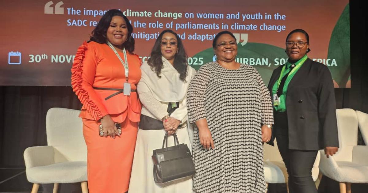 Cathy Moleka à la 58ᵉ Assemblée plénière du Forum parlementaire de la SADC