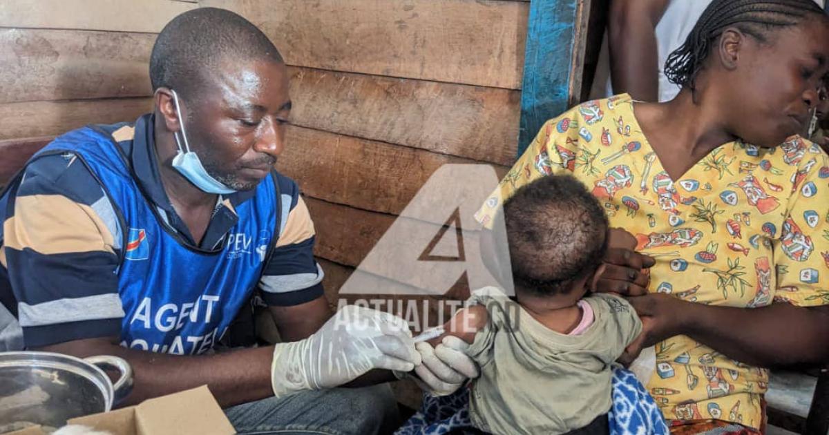 Vaccination contre la rougeole à Masisi