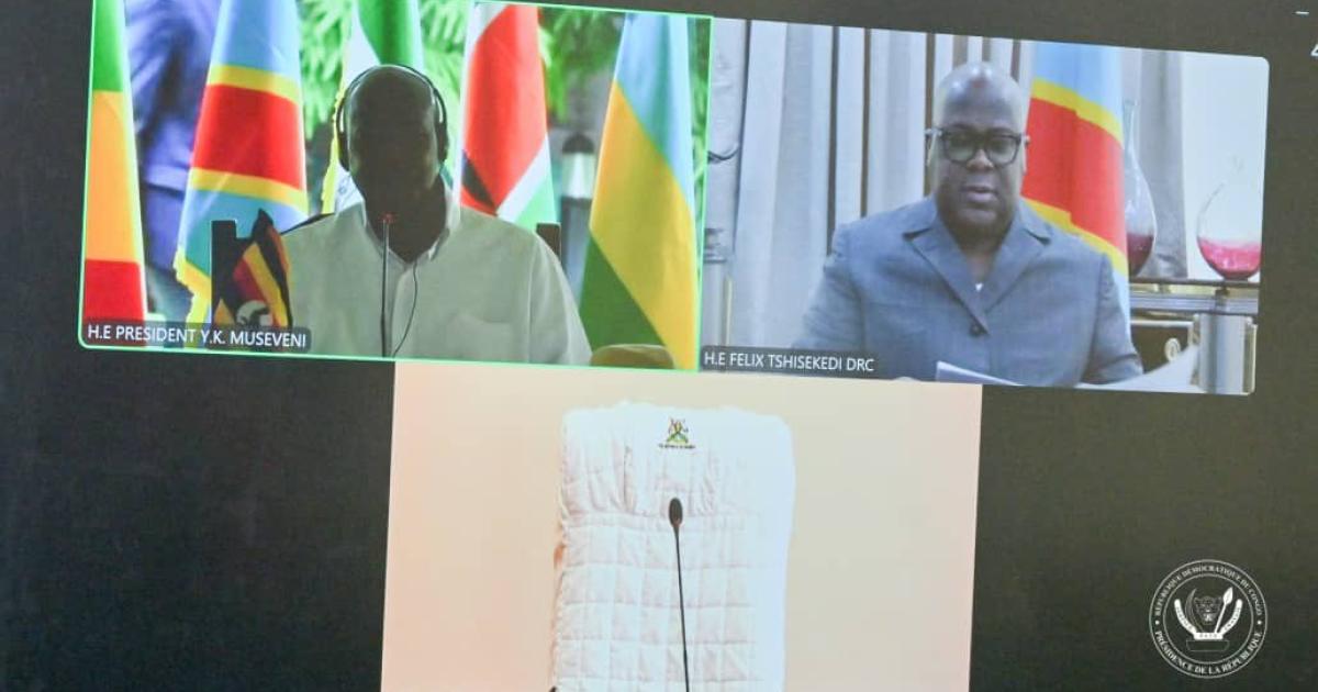 Félix Tshisekedi et Yoweri Museveni