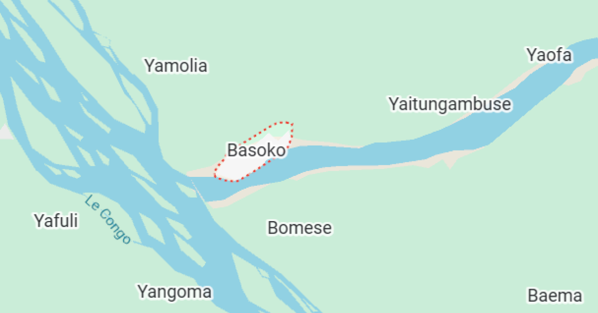 Basoko sur la carte
