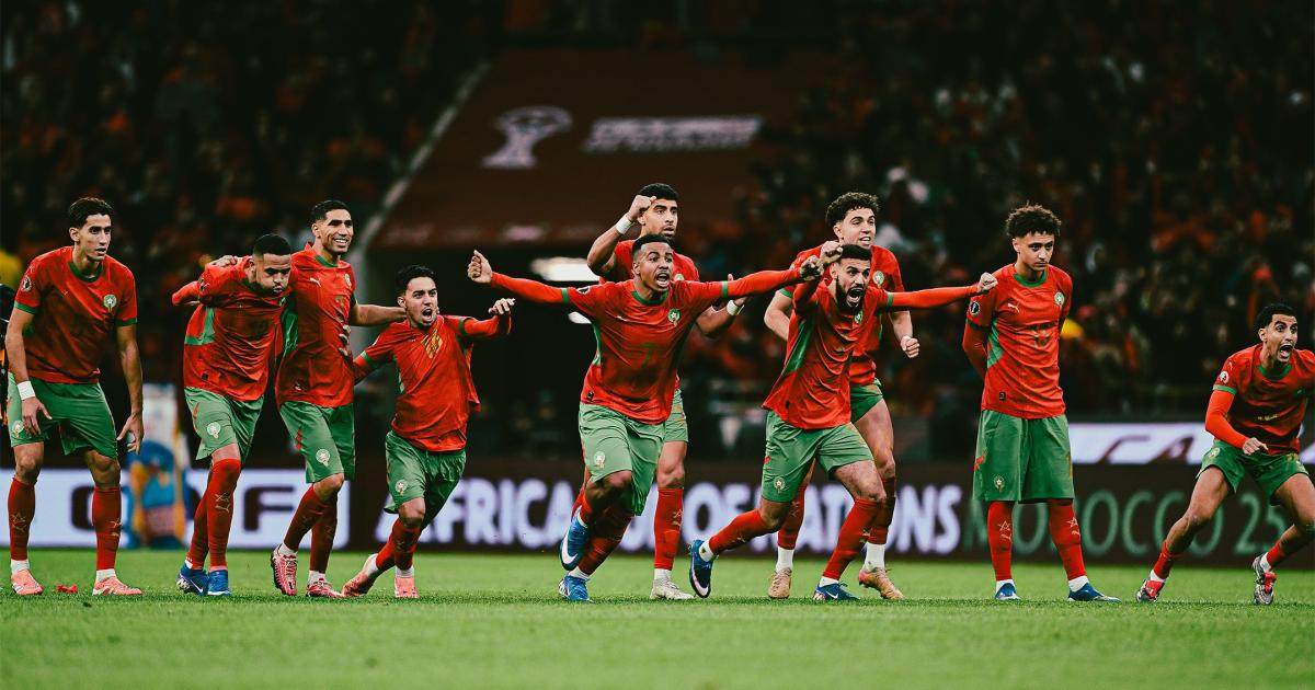 L'équipe nationale du Maroc, après avoir décroché sa place en finale de la CAN 2025
