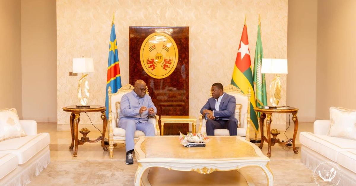 Félix Tshisekedi et Faure Gnassingbé