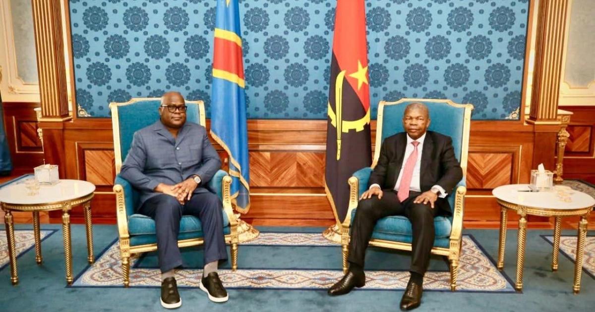 Félix Tshisekedi et J. Lourenco