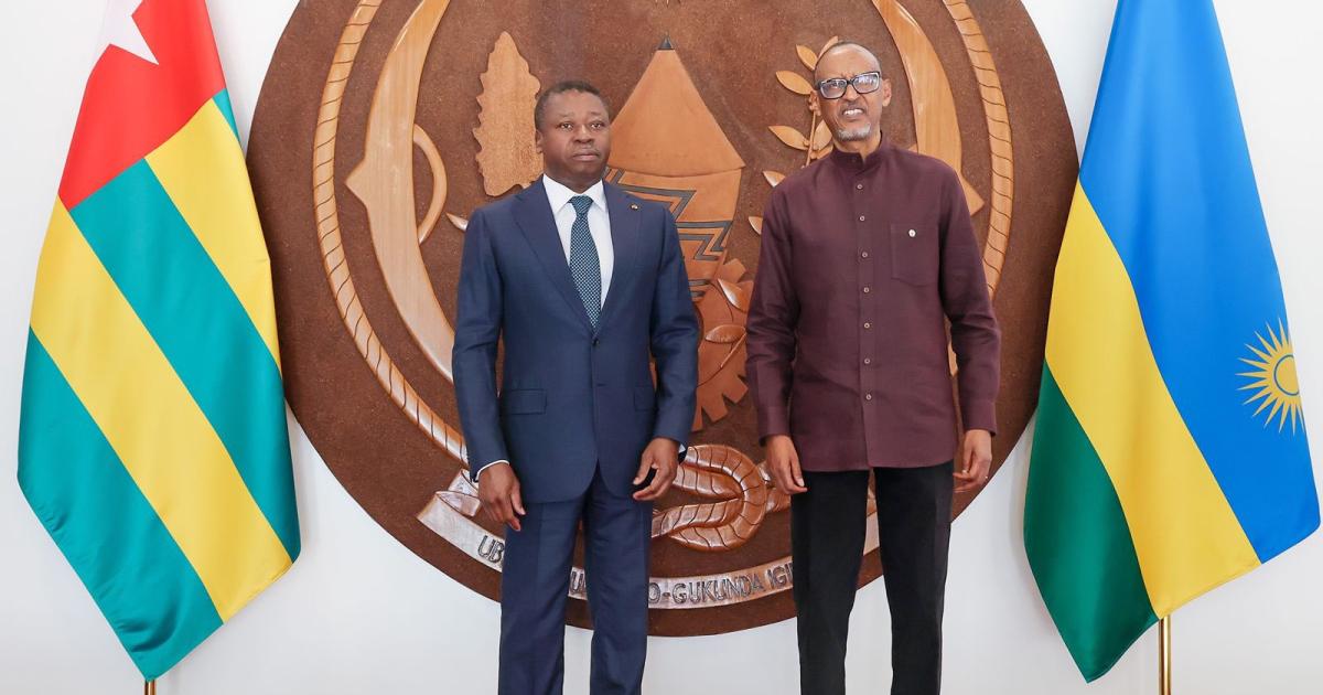 Paul Kagame et Faure Gnassingbé 