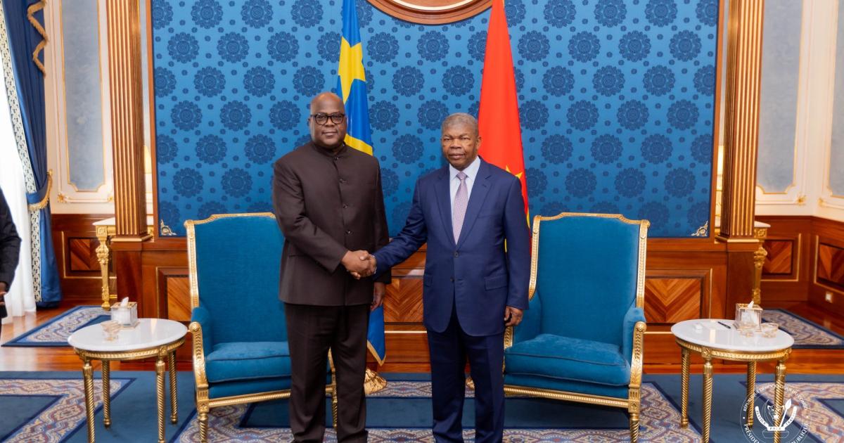 Félix Tshisekedi et João Lourenço