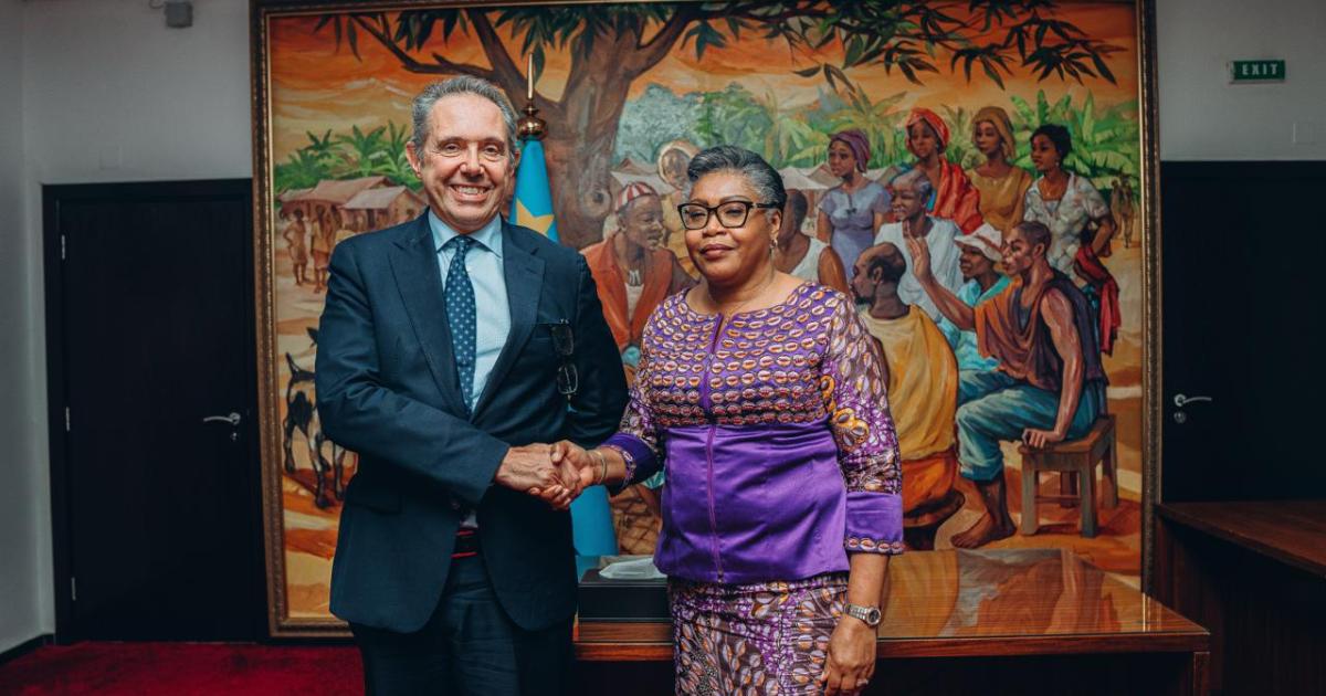 Johan Borgstam et Judith Suminwa