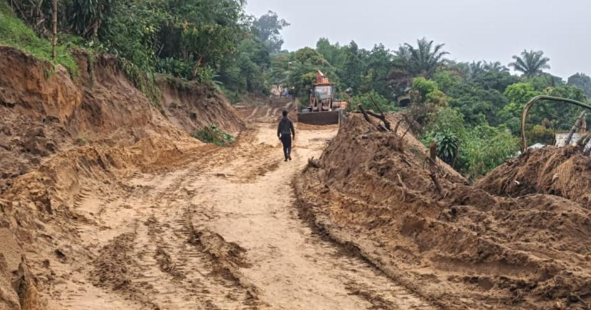 Les travaux sur le site de Cojelos 