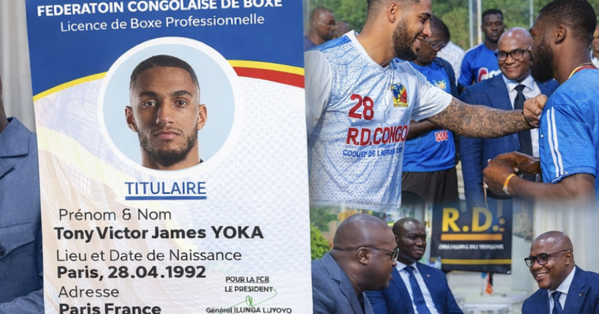 Tony Yoka à Kinshasa