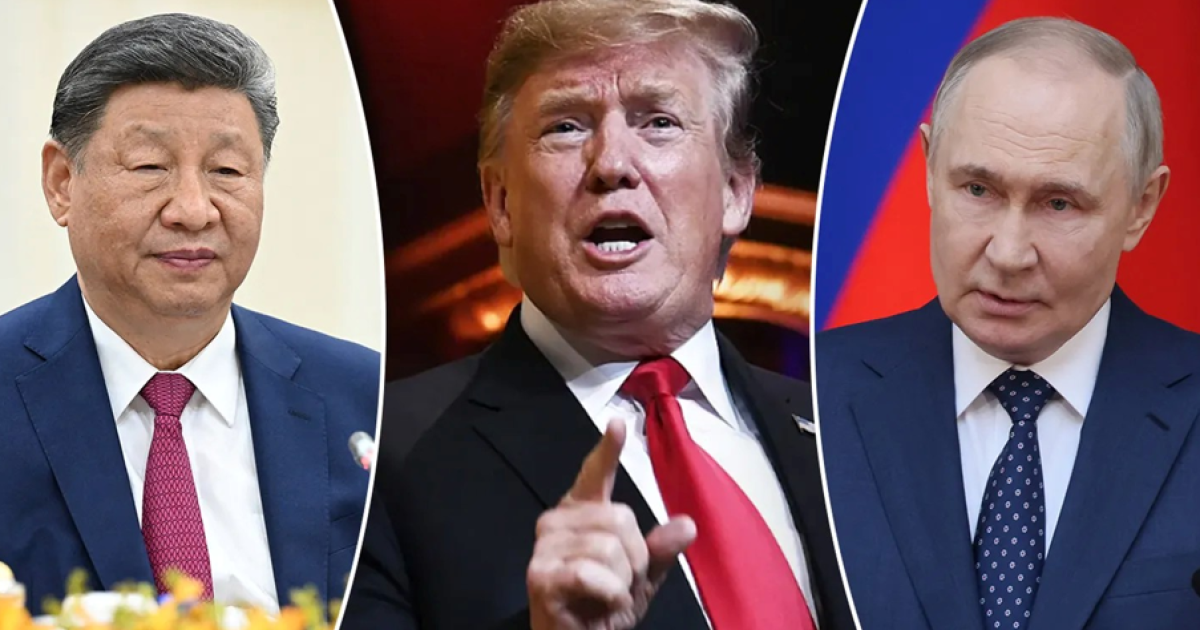 Les présidents Xi, Trump et Poutine (Reuters)