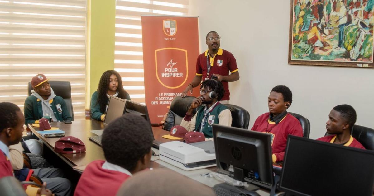 Des jeunes talents au programme We Act de la RawBank 
