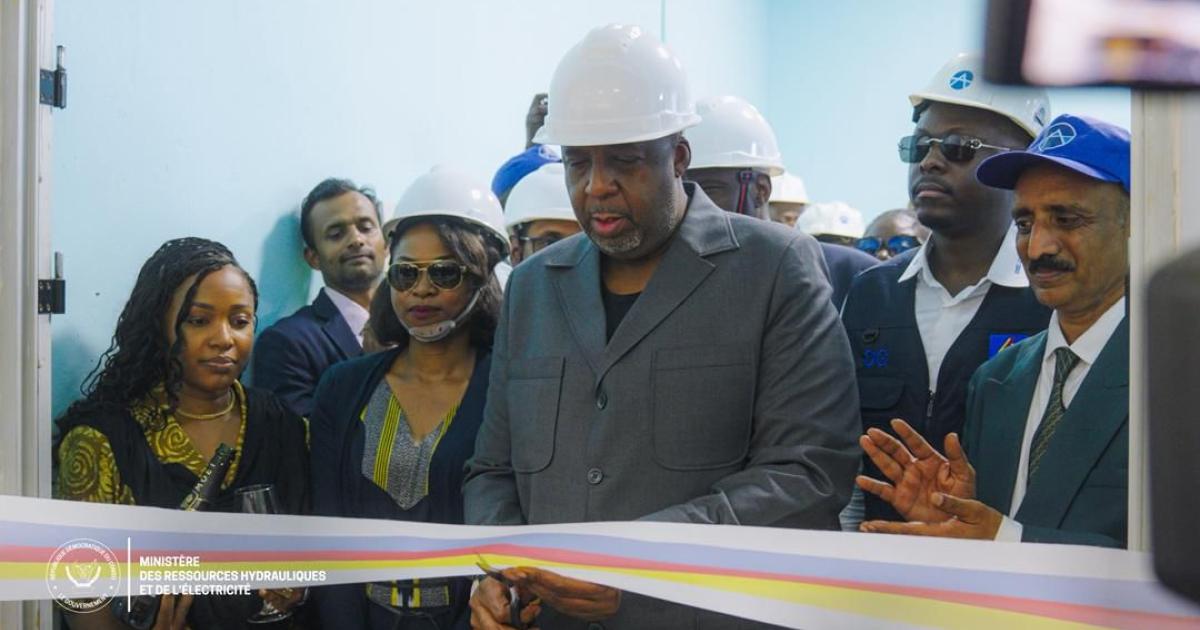 Inauguration officielle de la centrale hydroélectrique de Kakobola, située dans le territoire de Gungu