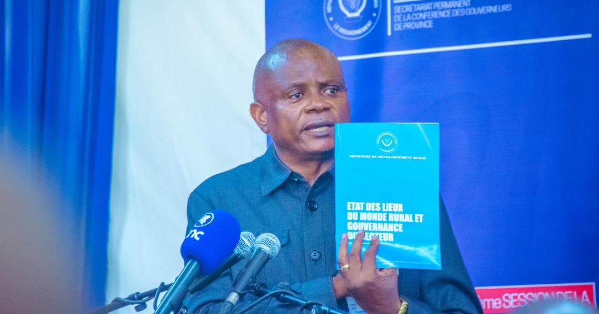 Ministre d’État en charge du Développement rural, Grégoire Mutshail Mutomb