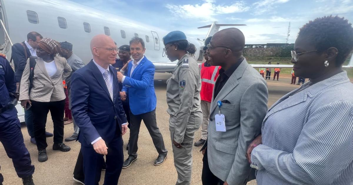 Arrivée de James Swan à Beni