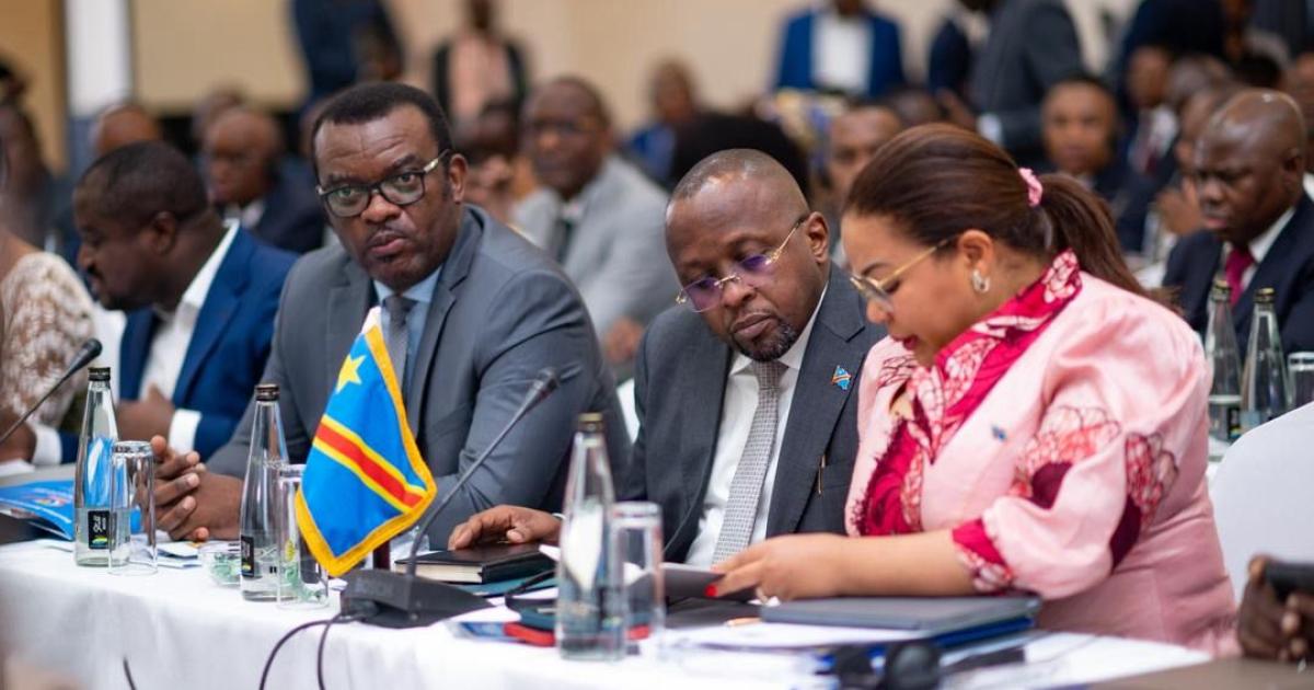 Quelques ministres du gouvernement congolais à la 9e commission RDC-Ouganda 