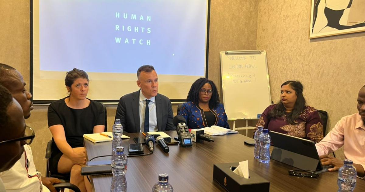 Une délégation de l’ONG de défense des droits humains Human Rights Watch à Kinshasa 