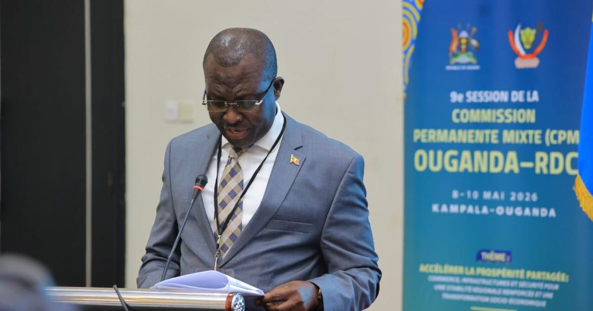 John Mulimba, ministre d'État ougandais aux Affaires étrangères chargé de la coopération régionale