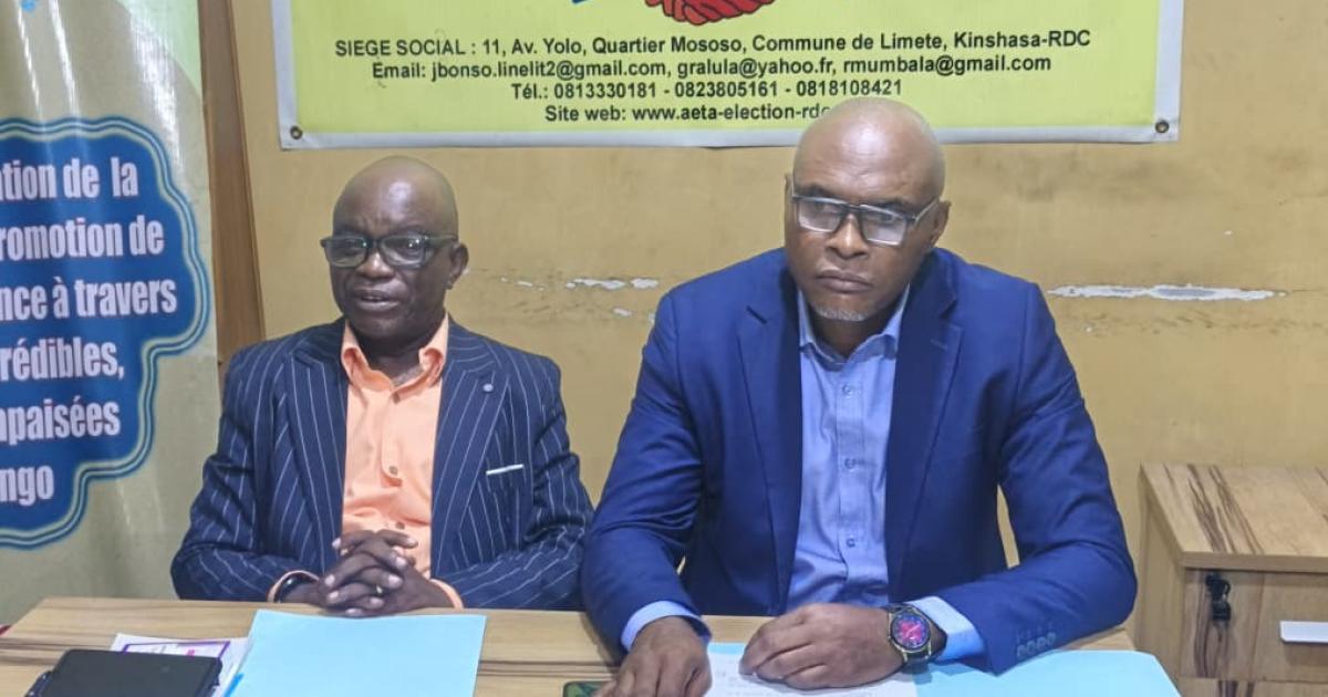 Conférence de presse de l'AETA à Kinshasa 