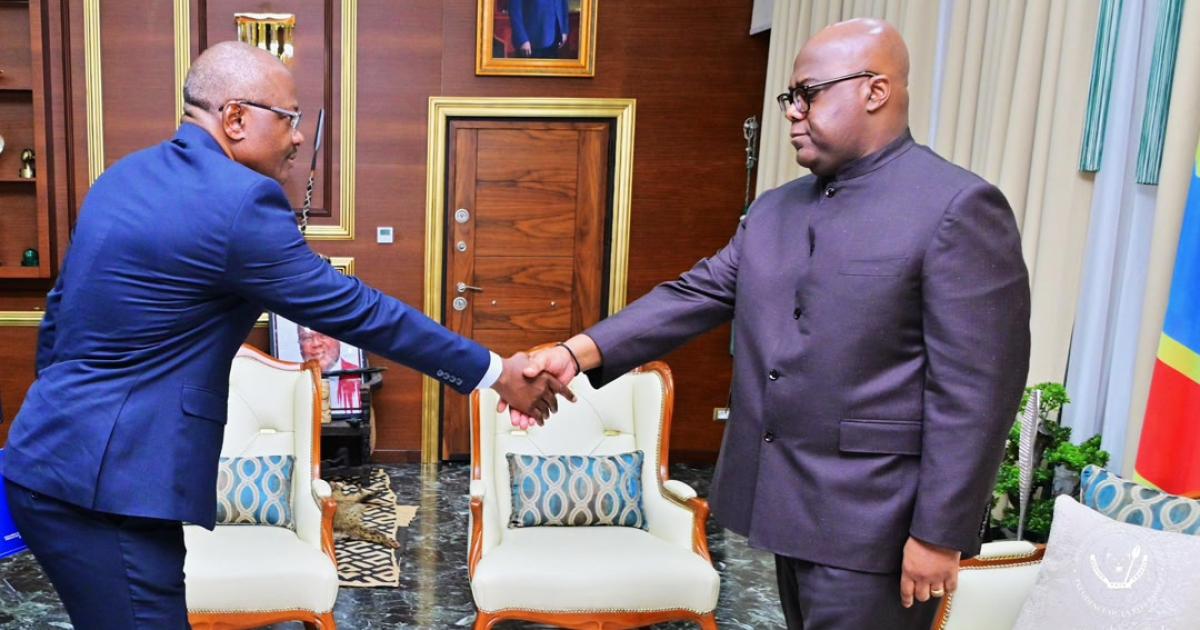 Le général-major Kasongo Batoka Mulumba reçu par le Chef de l'Etat