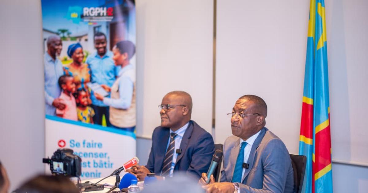 Alain AKPADJI, Représentant de l'UNFPA en République Démocratique du Congo (RDC) et  Guylain Nyembo Mbwizya, Ministre d'État, Ministre du Plan et de la Coordination de l’Aide au Développement
