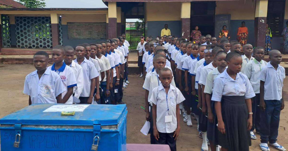 Lancement du TENASOSP au centre de l'école Bakusu à Mbandaka