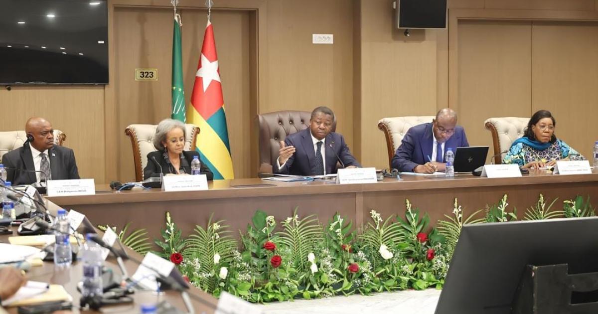 Réunion autour du médiateur de l'UA, Faure Gnassingbé 