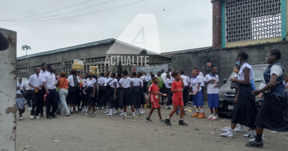 Kinshasa. Les élèves après les épreuves du TENASOSP 2026 