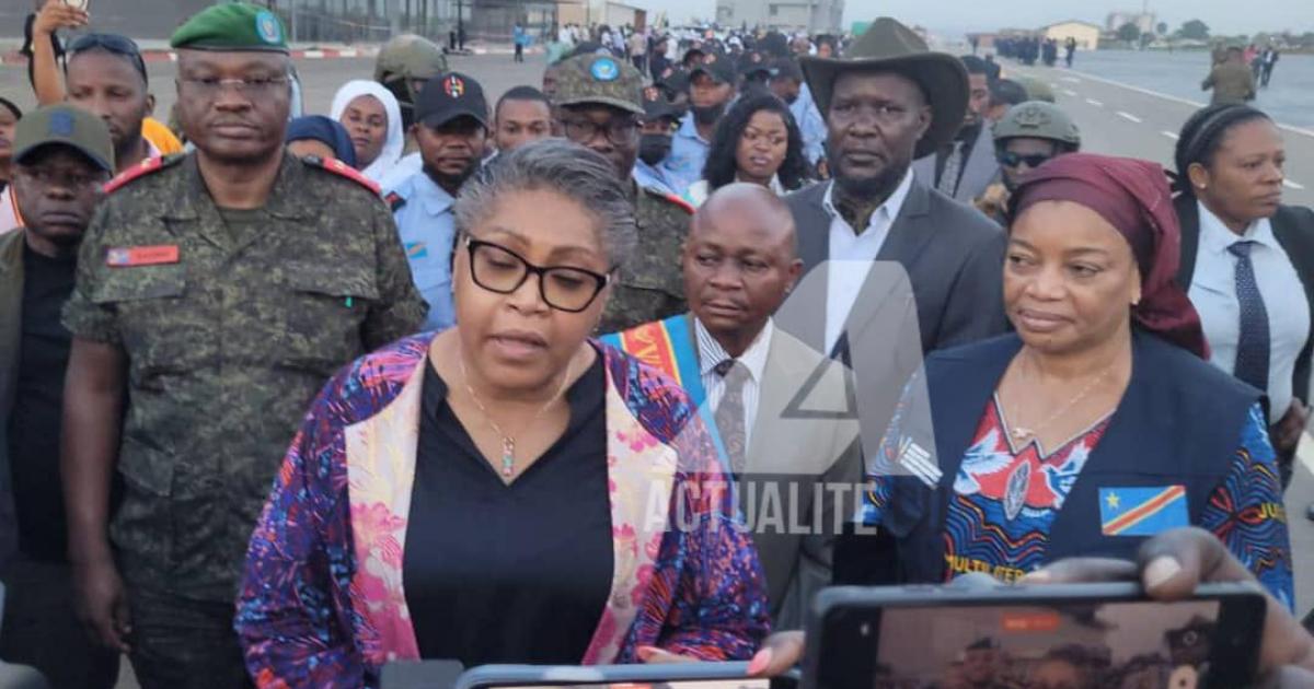 La Premier ministre Judith Suminwa à Bunia 