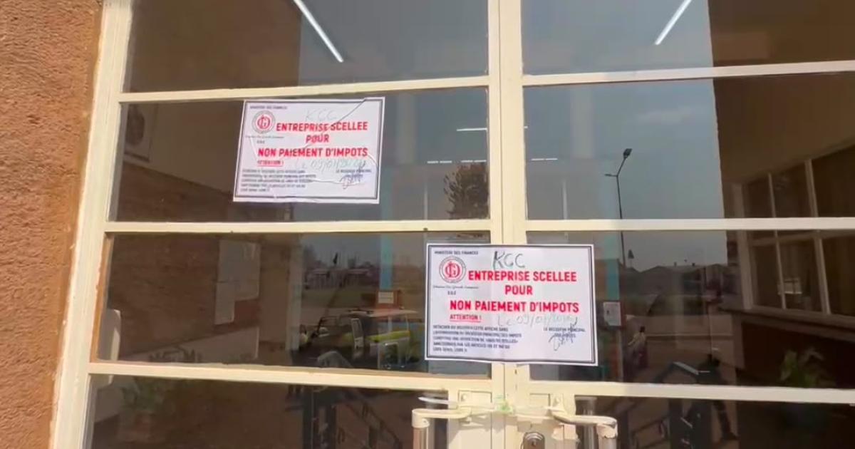 Les installations de KCC scellées par la DGI