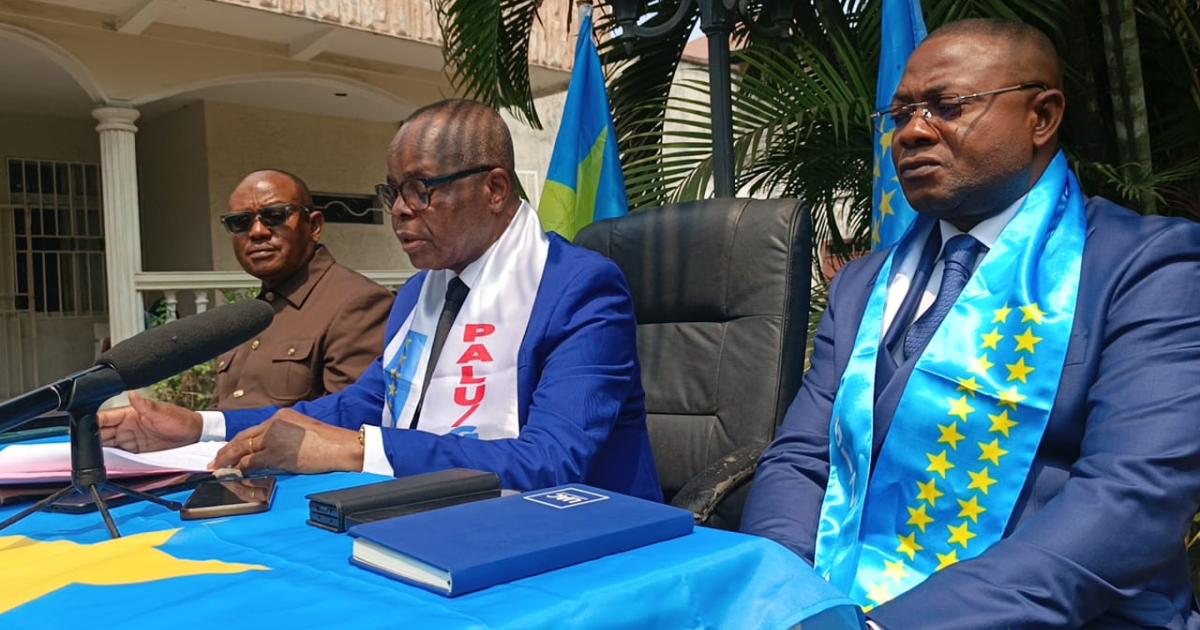 Conférence de presse du secrétariat général du parti PALU/Gisenga 